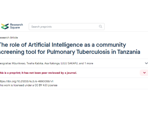 The role of Artificial Intelligence as a community screening tool for Pulmonary Tuberculosis in Tanzania