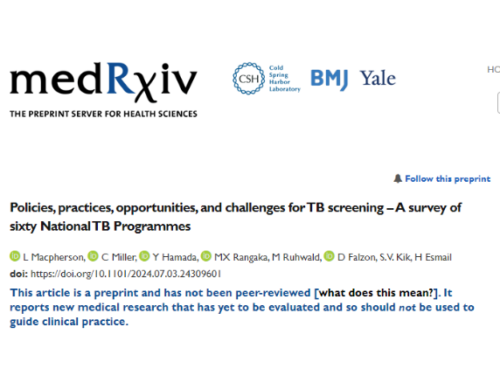 Policies, practices, opportunities, and challenges for TB screening – A survey of sixty National TB Programmes