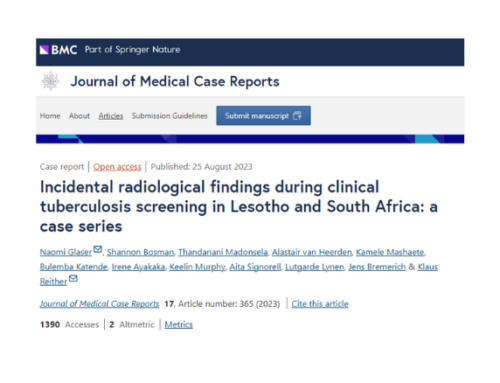 Incidental radiological findings during clinical tuberculosis screening in Lesotho and South Africa: a case series