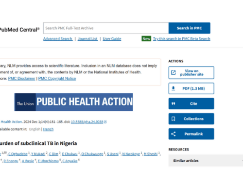 The burden of subclinical TB in Nigeria