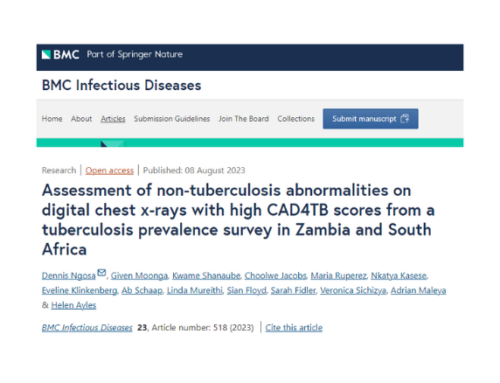 Assessment of non-tuberculosis abnormalities on digital chest x-rays with high CAD4TB scores from a tuberculosis prevalence survey in Zambia and South Africa