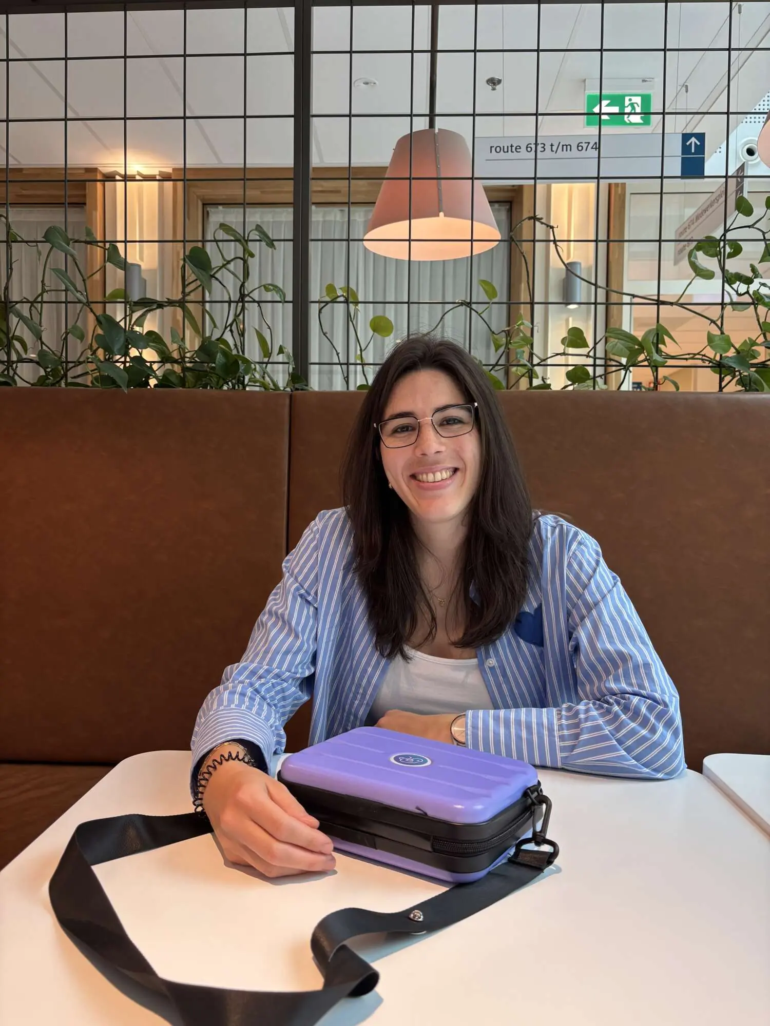 Sofia Radboud with BabyChecker